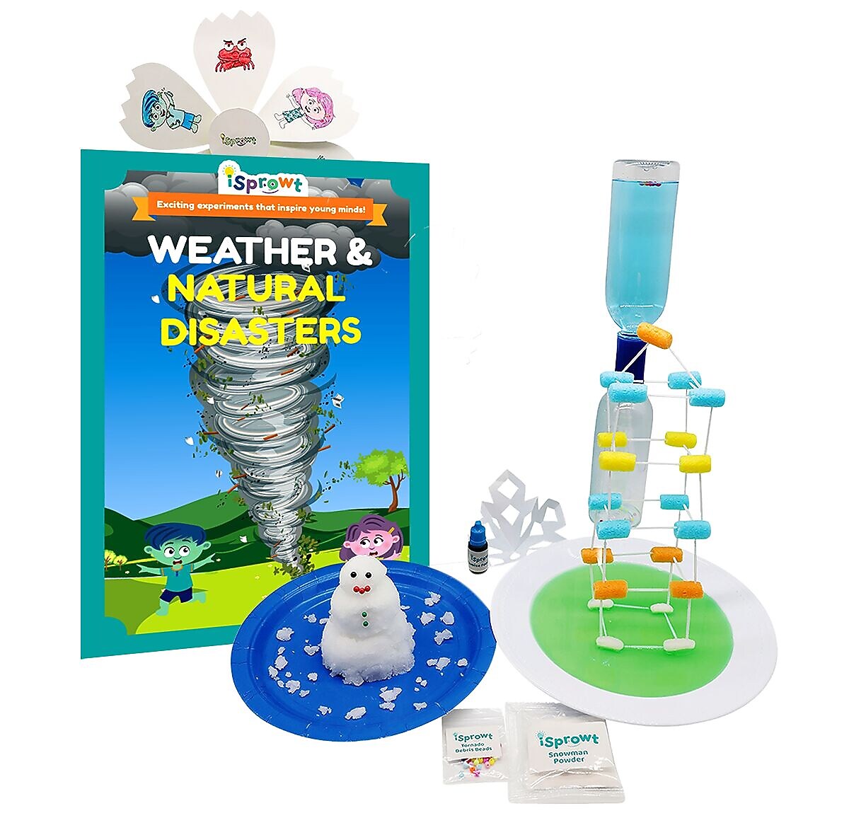 iSprowt Weather & Natural Disasters Kit, Assorted Colors (WND239)