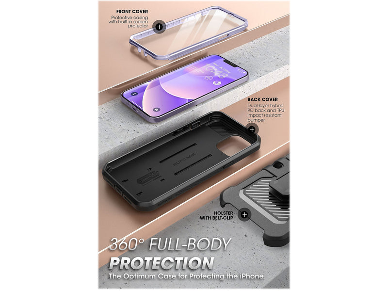 SUPCASE Unicorn Beetle PRO Deep Purple Rugged Case for iPhone 14 Plus (SUP-iPhone2022-6.7-UBPro-SP-Mauve)