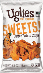 Uglies Gluten-Free Sweets Kettle Potato Chips, 1.5 oz., 24 Bags/Carton (36187)