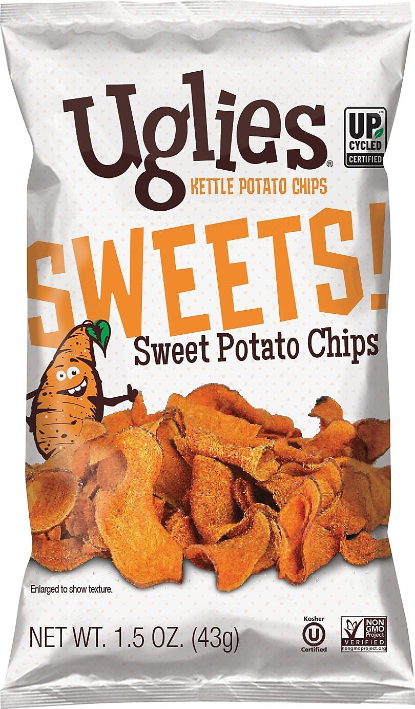 Uglies Gluten-Free Sweets Kettle Potato Chips, 1.5 oz., 24 Bags/Carton (36187)