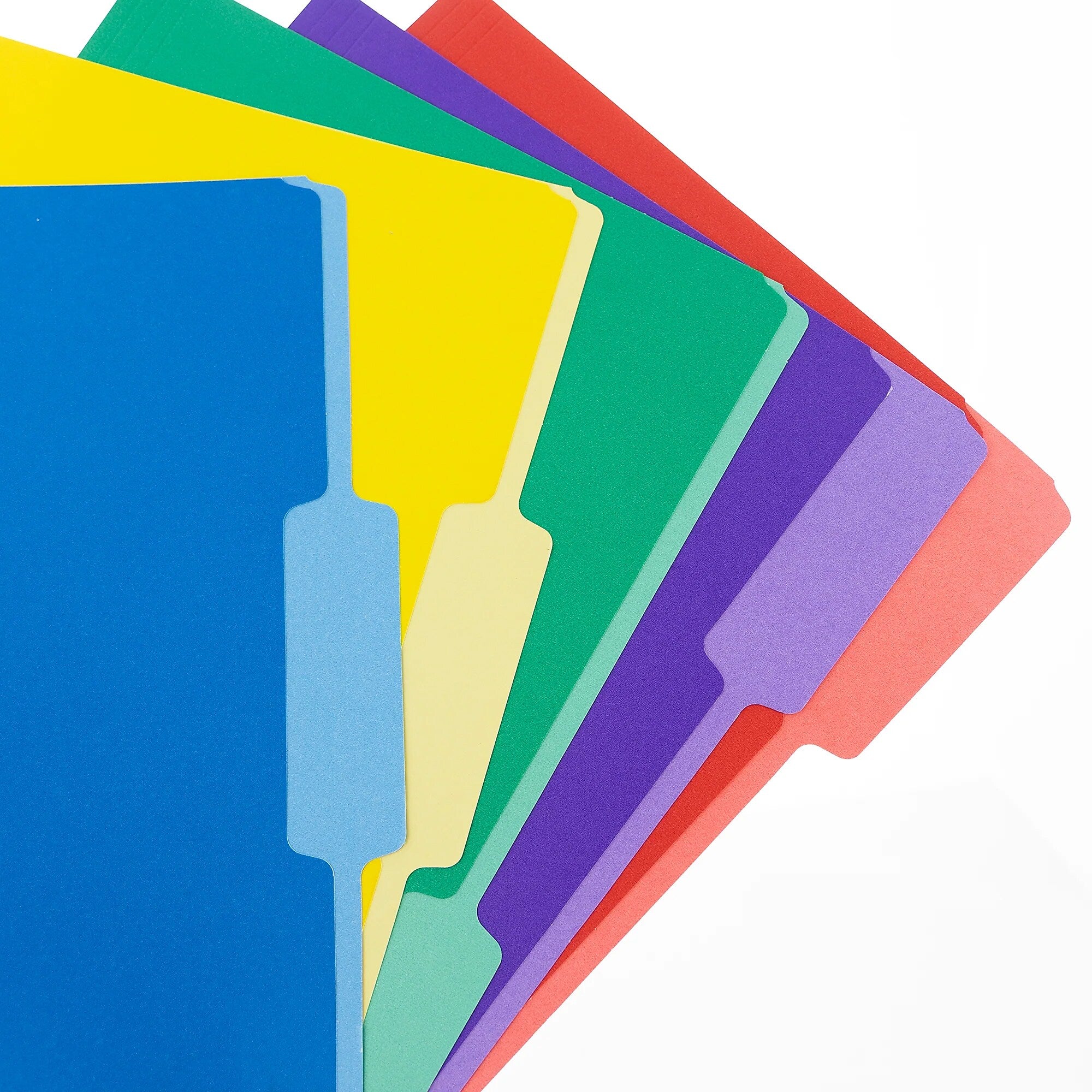 Bazic COLOR File Folders, 1-Tab, Letter/Legal Size, Assorted Colors, 100/Box (BAZ3149)
