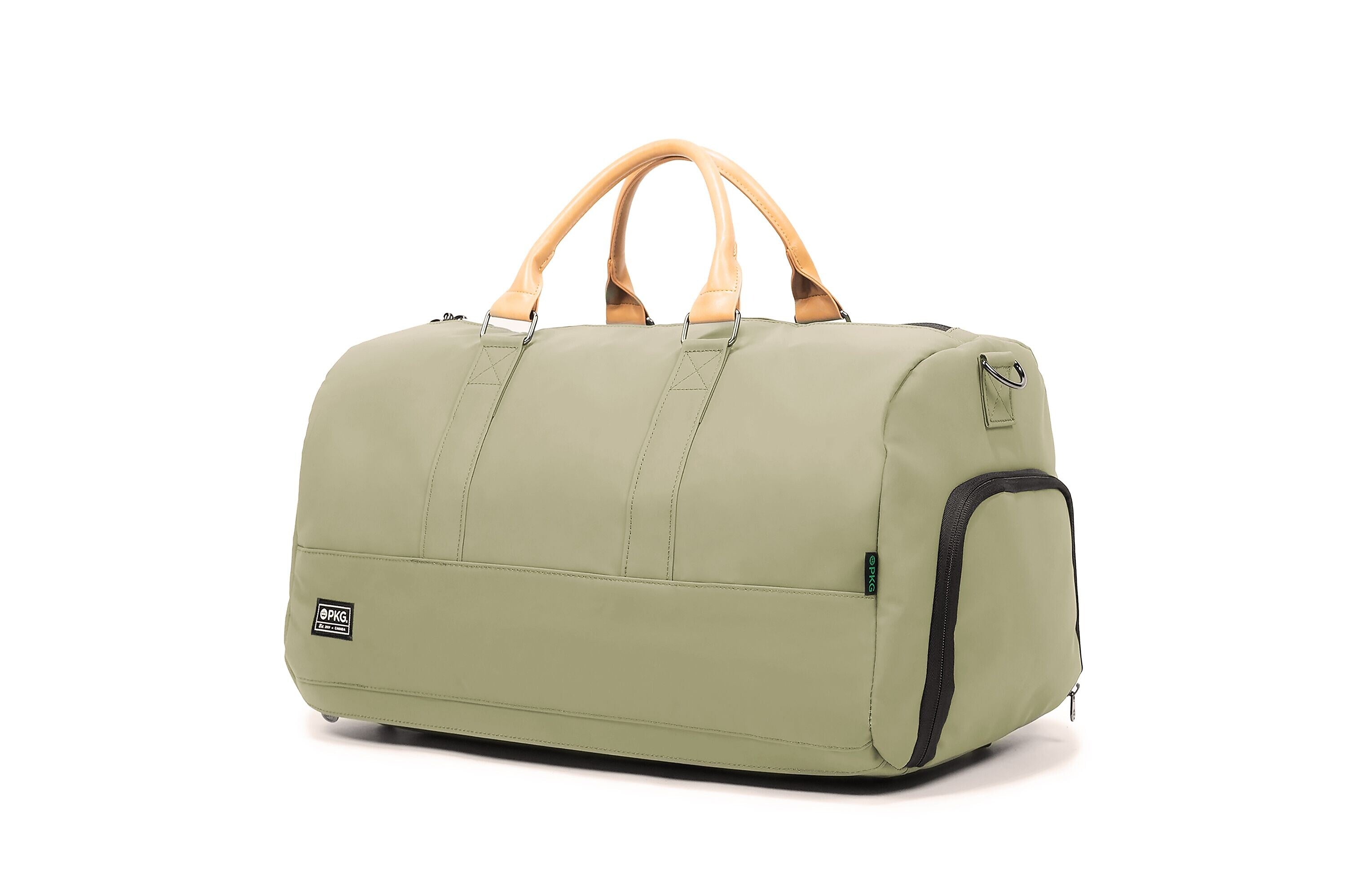 PKG Bishop series 21" Polyester Carry-On Weekender Duffel, Dark Gray (PKG BISH-R-GR01LT)