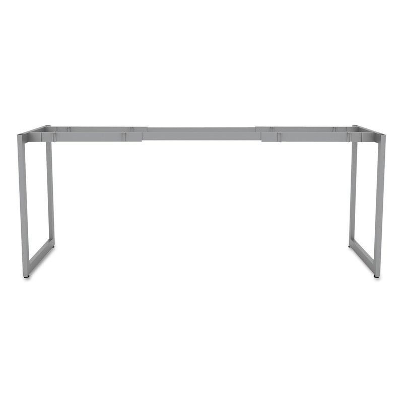 Alera®,  Open Office Desk Series Adjustable O-Leg Desk Base, 24? Deep, Silver