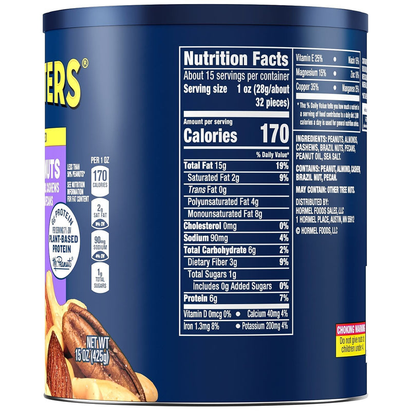 Planters Salted Mixed Nuts Variety, 15 oz. (001670)