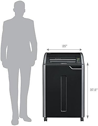 Fellowes Powershred 485Ci 30-Sheet Cross-Cut Multi-Media Commercial Shredder (38485)