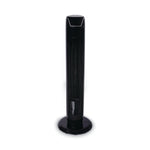 Alera 36" 3-Speed Oscillating Tower Fan With Remote Control, Plastic, Black (ALEFAN363)