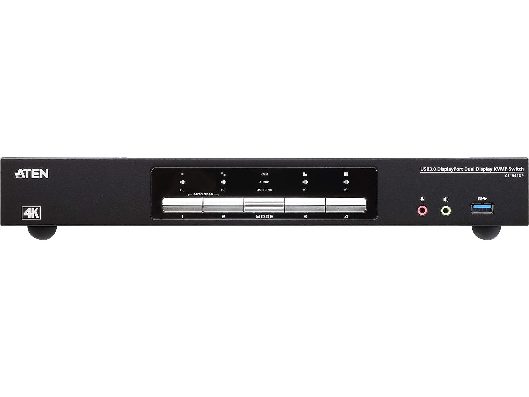 Aten CS1944DP 4-Port USB 3.0 4K DisplayPort Dual Display KVMP Switch