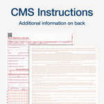 TOPS CMS-1500 Health Insurance Claims, 500/Pack (TOP 50126RV)