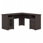 Bush Furniture Cabot 60"W L Shaped Desk, Heather Gray (WC31730-03K)
