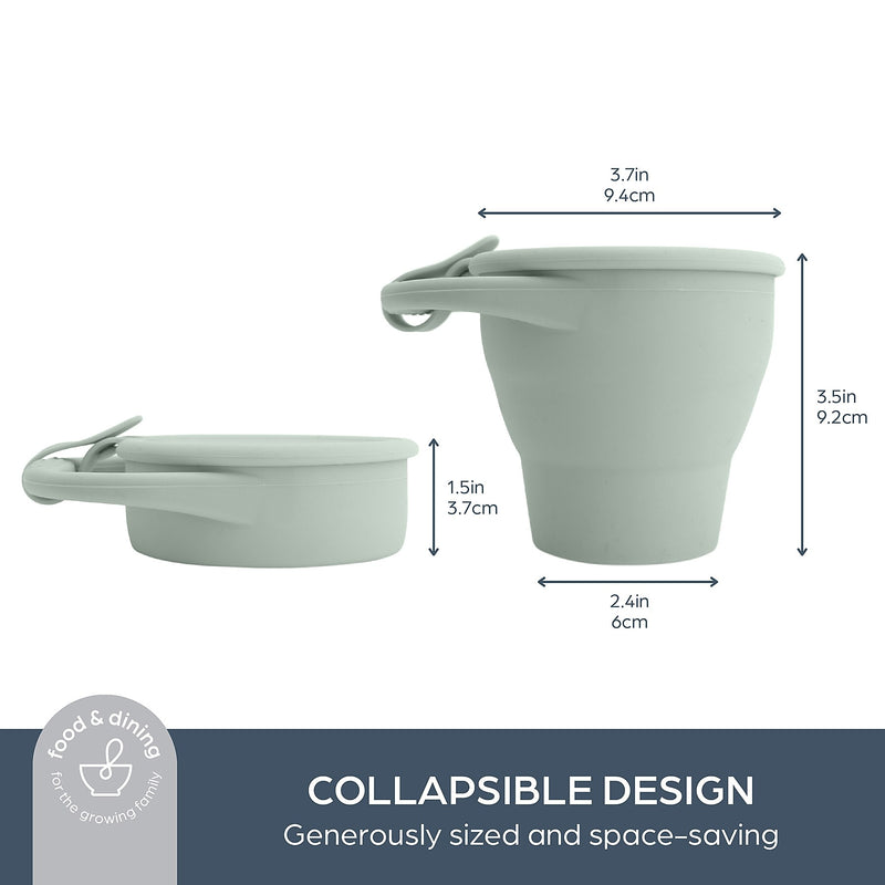 Dream Baby Kids Pop-Up Cup Snack Container, Seafoam Green (DB-L5022A)