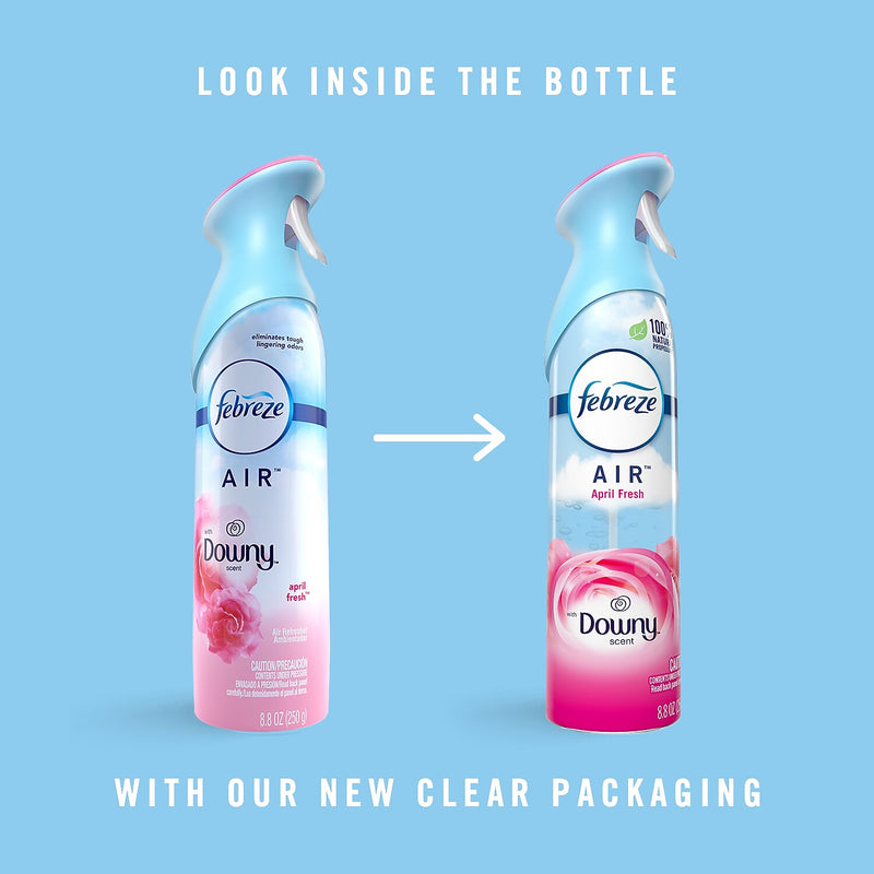 Febreze Odor-Fighting Air Freshener, Downy April Fresh Scent, 8.8 oz., 2/Pack (97812)