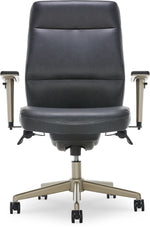 La-Z-Boy Baylor Ergonomic Faux Leather Swivel Executive Chair, Black (CHR10085B)