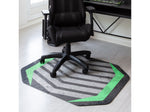 Anji Mountain Rug'd Prizm Green Carpet & Hard Floor Chair Mat, 36" x 48", Gray/Green (AMB9106)