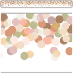 Teacher Created Resources Calming Confetti Straight Border Trim, 3" x 2.92', 12/Pack, 6 Packs/Bundle (TCR6775-6)