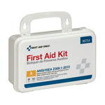 First Aid Only Plastic Weatherproof First Aid Kit, ANSI 2015 Class A, 10 People, 71 Pieces (90754)