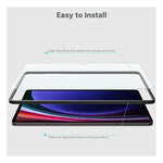 SaharaCase ZeroDamage Ultra Strong Tempered Glass Screen Protector for Galaxy Tab S10 FE, Tab S9 & S9 FE, Clear (ZD-T00054)