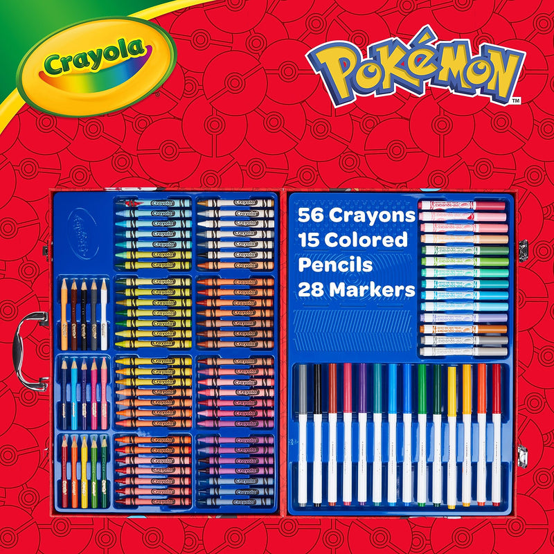 Crayola Imagination Art Set, Pokémon, 115 Pieces/Set (BIN042925)
