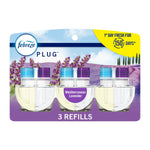Febreze Fade Defy Plug Air Freshener Warmer Refill, Mediterranean Lavender Scent, 0.87 fl. oz., 3/Pack (54367)