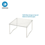 iDESIGN Stackable Cabinet Shelf Riser, Clear, 4/Pack (28988M2)