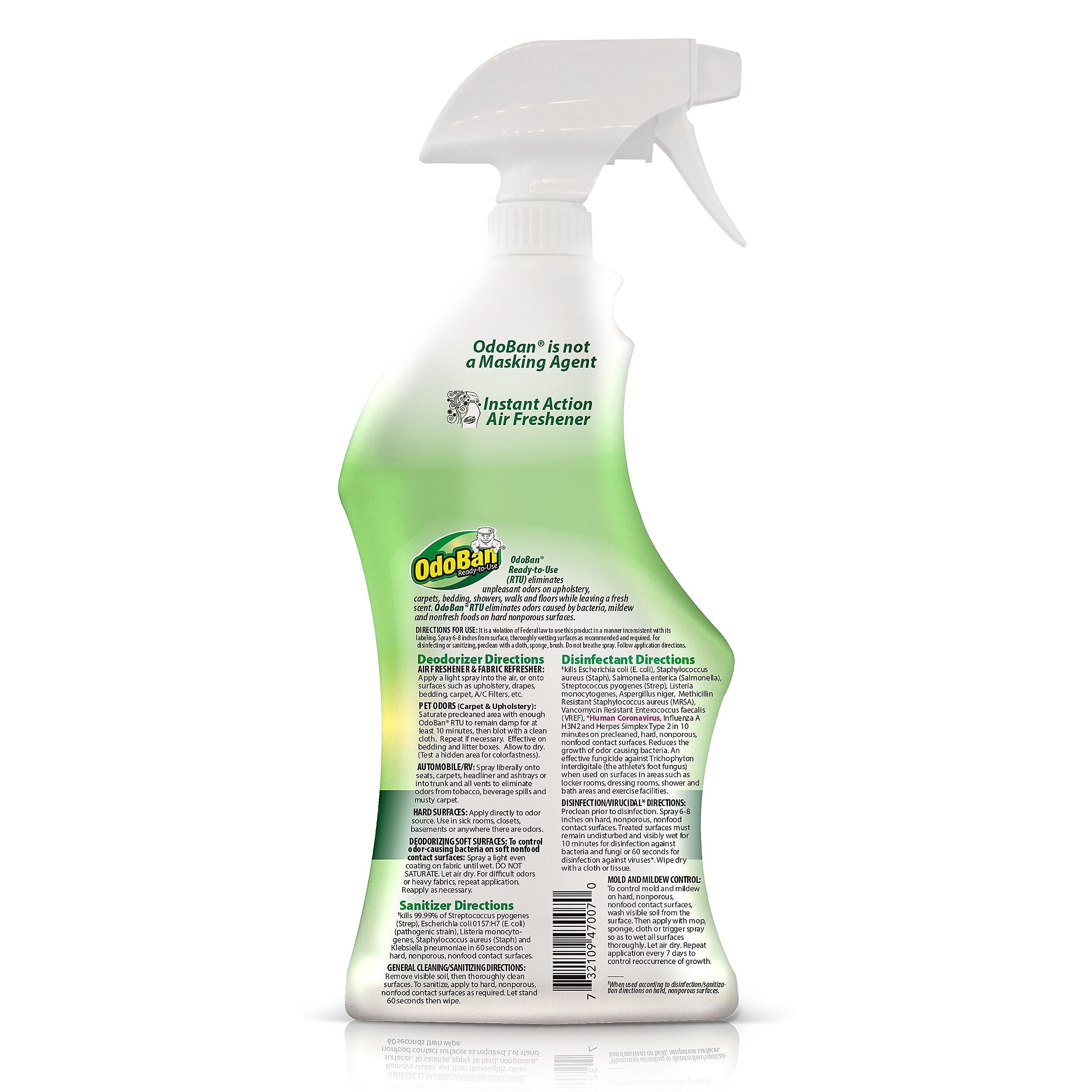 OdoBan Air Freshener & Deodorizer Spray, Original Eucalyptus Scent, 32 oz. (910061-Q6)