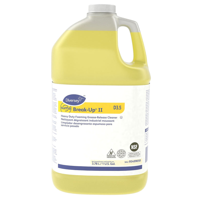 Diversey Suma Break-Up II D3.5 Degreaser, 128 Oz., 4/Carton (95499058)