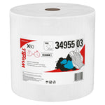 WypAll X60 Nylon Cleaning Wipers, 13.4" x 12.5", White, 1100 Sheets/Roll, 1100 Wipers/Box (KCC34955)