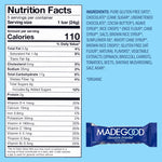 Madegood Gluten Free Chocolate Drizzled Vanilla Granola Bars, 0.85 oz., 5/Box, 6 Boxes/Pack (307-00427)