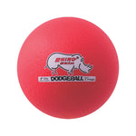 Champion Sports Rhino Skin Dodgeball Set, Neon Red, 6/Set (CHMP216)