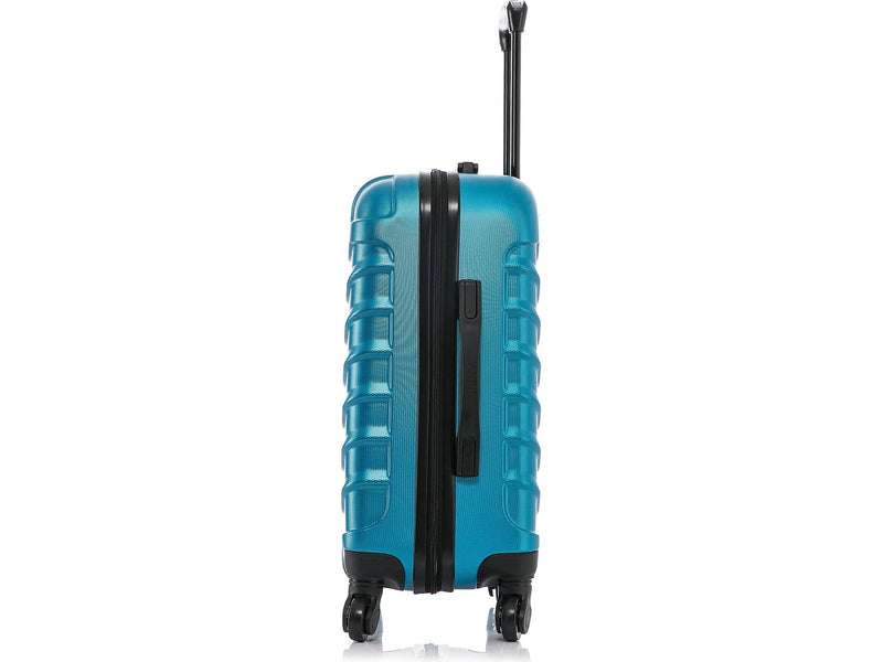 InUSA Endurance 24" Hardside Suitcase, 4-Wheeled Spinner, TSA Checkpoint Friendly, Teal (IUEND00M-TEA)