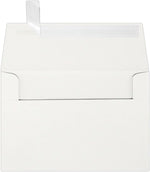 JAM Paper A4 Self Seal Booklet Envelope 4 1/4" x 6 1/4", Natural White, 50/Pack (4872-SN-50)
