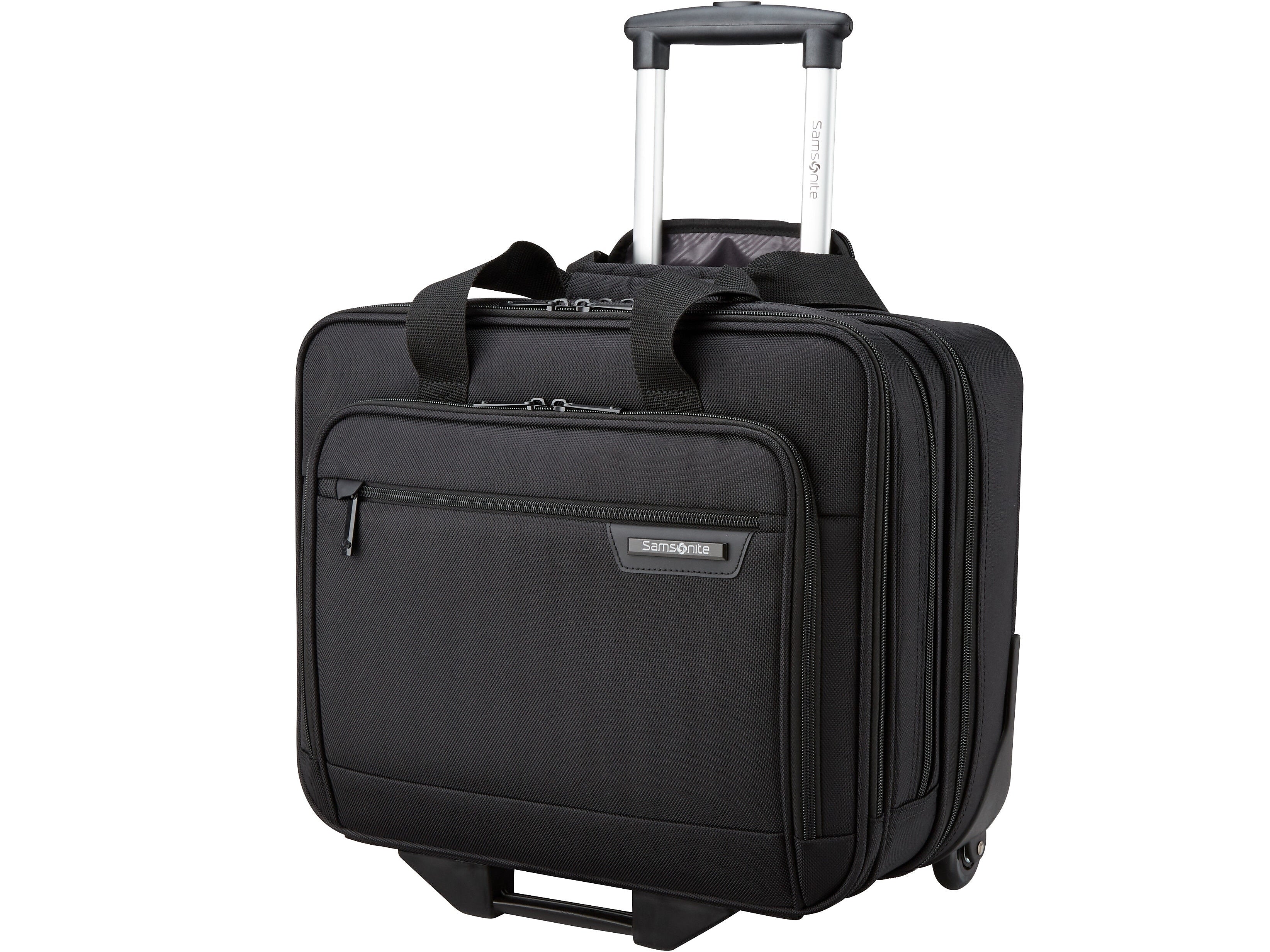 Samsonite Classic Business 2.0 Laptop Rolling Briefcase, Black Polyester (141278-1041)