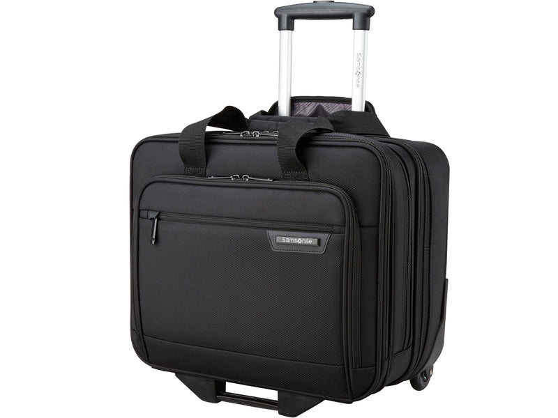 Samsonite Classic Business 2.0 Laptop Rolling Briefcase, Black Polyester (141278-1041)