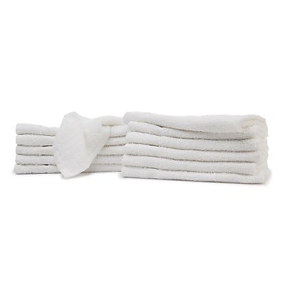 Golden Mills Premium Terry 24" x 50" Bath Towel, White, 120/Carton