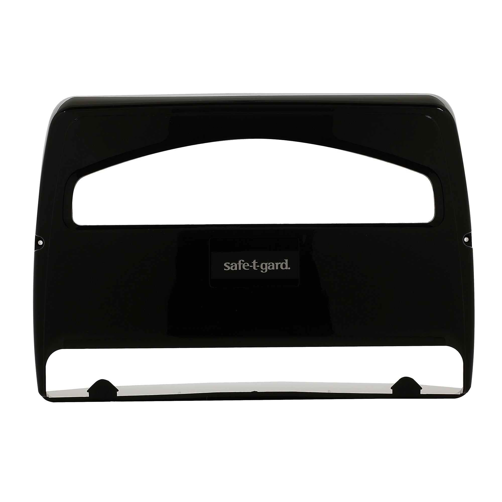 Georgia-Pacific Safe-T-Gard Toilet Seat Cover Dispenser, Half-fold, Black, 10/Carton (57748)