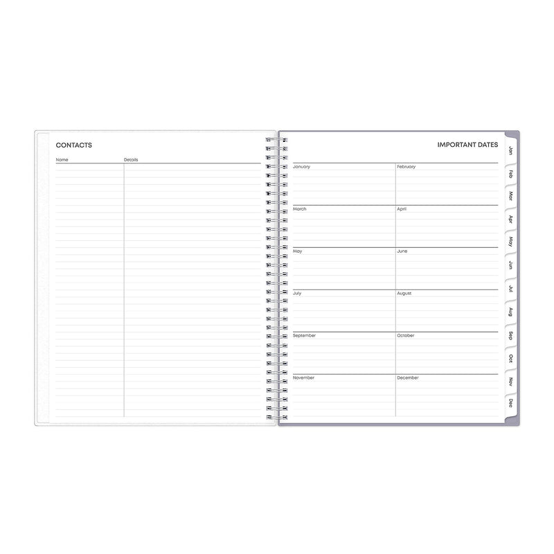 2026 Blue Sky Ru Du Flore 8.5" x 11"  Weekly & Monthly Planner, Plastic Cover, Multicolored (101602-26)
