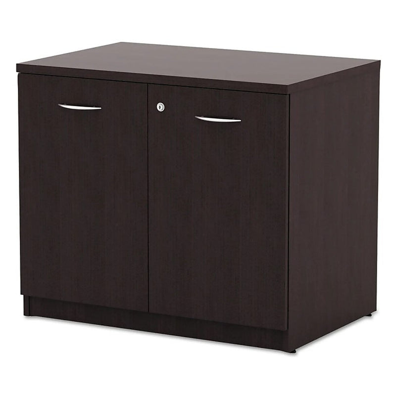 Alera Valencia Series Storage Cabinet, 34w X 22 3/4d X 29 1/2h, Espresso (ALEVA613622ES)