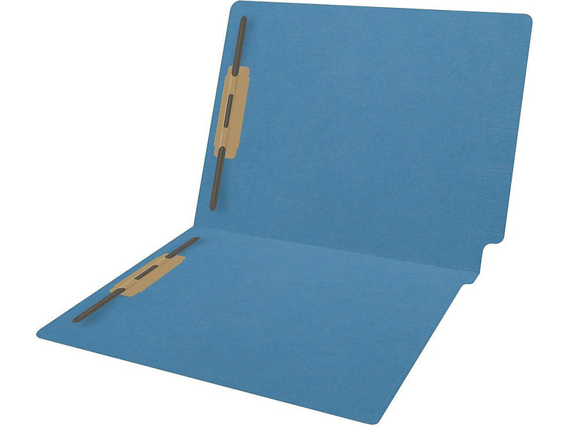 Medical Arts Press Reinforced End Tab File Folder, Straight Cut, Letter-Size, Blue, 250/Carton (S-01602-BLU-B)
