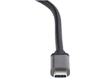 StarTech USB-C to Dual DisplayPort 1.4 Video Adapter, Male to Female, Gray (MST14CD122DP)