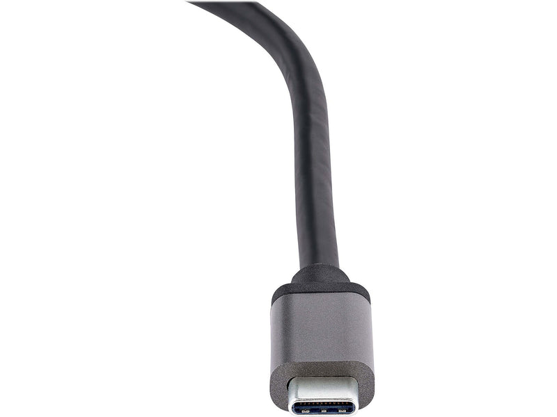 StarTech USB-C to Dual DisplayPort 1.4 Video Adapter, Male to Female, Gray (MST14CD122DP)