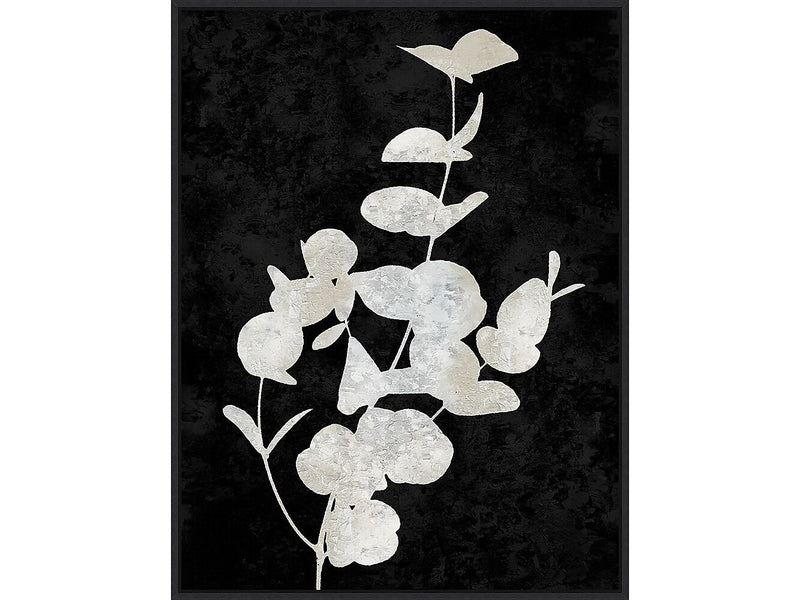 Amanti Art Plant Life White on Black I, Canvas, 23" x 30" (A42675515275)