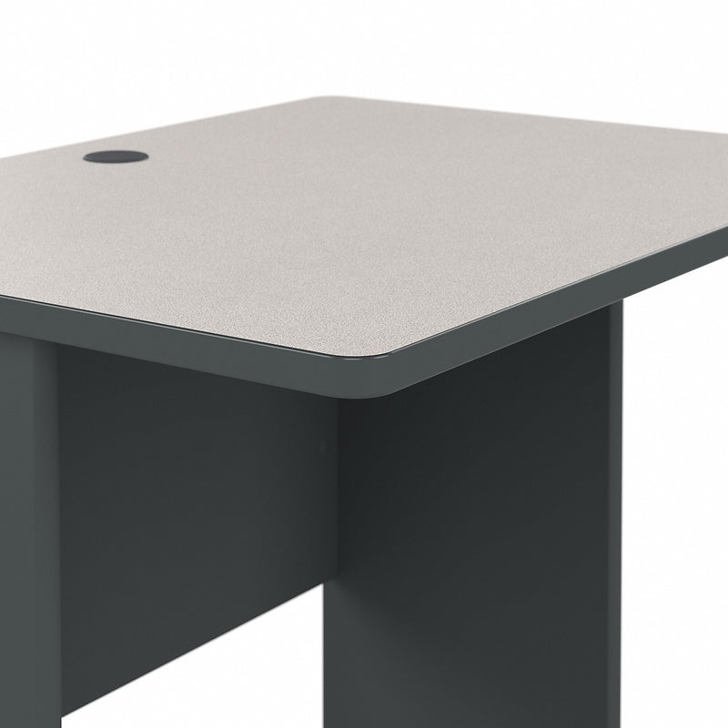 Bush Business Furniture Cubix 36"W Desk, Slate/White Spectrum (WC8436A)