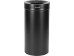 Alpine Industries Stainless Steel Trash Can, 27 Gallon, Black (ALP475-27-BLK)