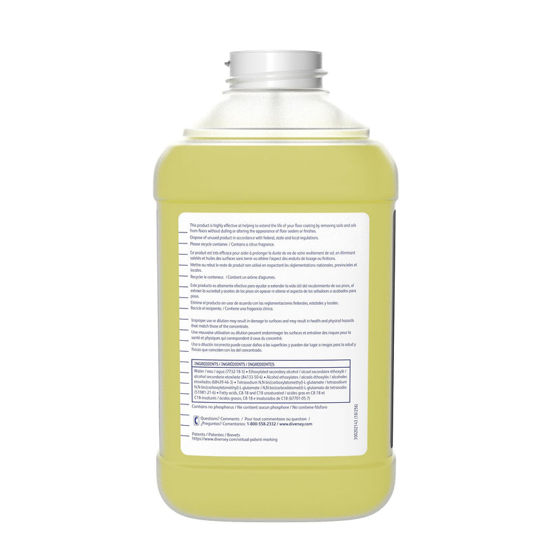 Prominence 66 Hard Floor Cleaner for Diversey J-Fill, Citrus, 2.5 L, 2/Carton (94996466)