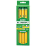 Ticonderoga The World's Best Pencil Wooden Pencil, 2.2mm, #2 Soft Lead, 2 Dozen (X13924X)