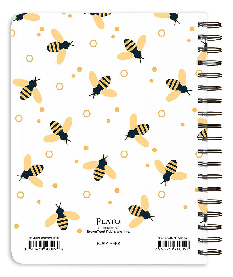 2025-2026 Plato Busy Bees 6" x 7.75" Academic Year Weekly Planner, Multicolored (9798330700097)