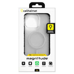 cellhelmet Magnitude Series MagSafe Phone Case for iPhone 16 Pro Max, Shock Absorbing, Crystal Clear (CM-107-CC)