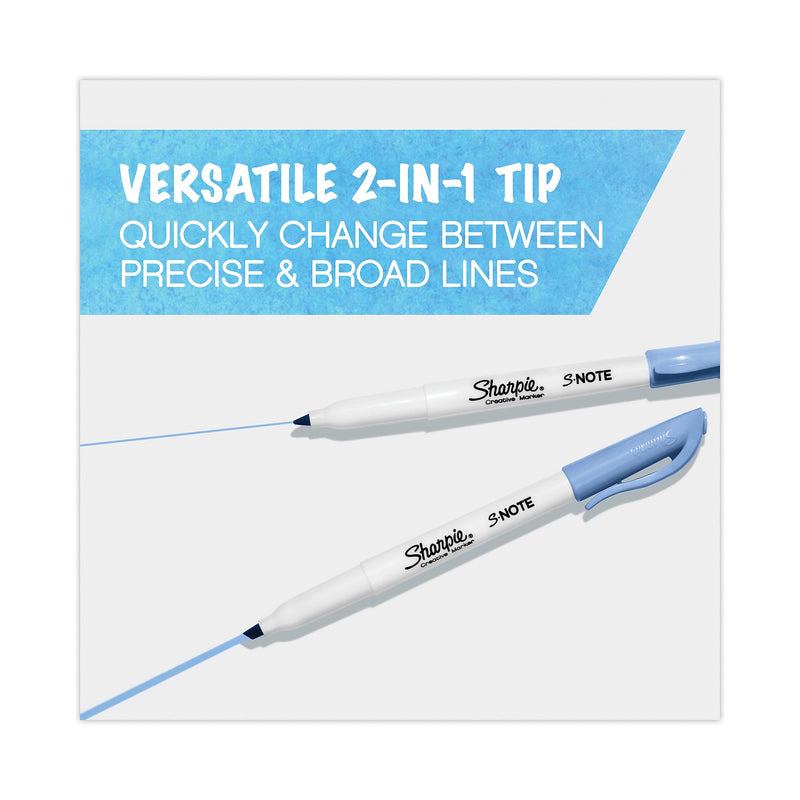 Sharpie S-Note Stick Highlighter, Chisel Tip, Assorted, 36/Pack  (SAN2148154)
