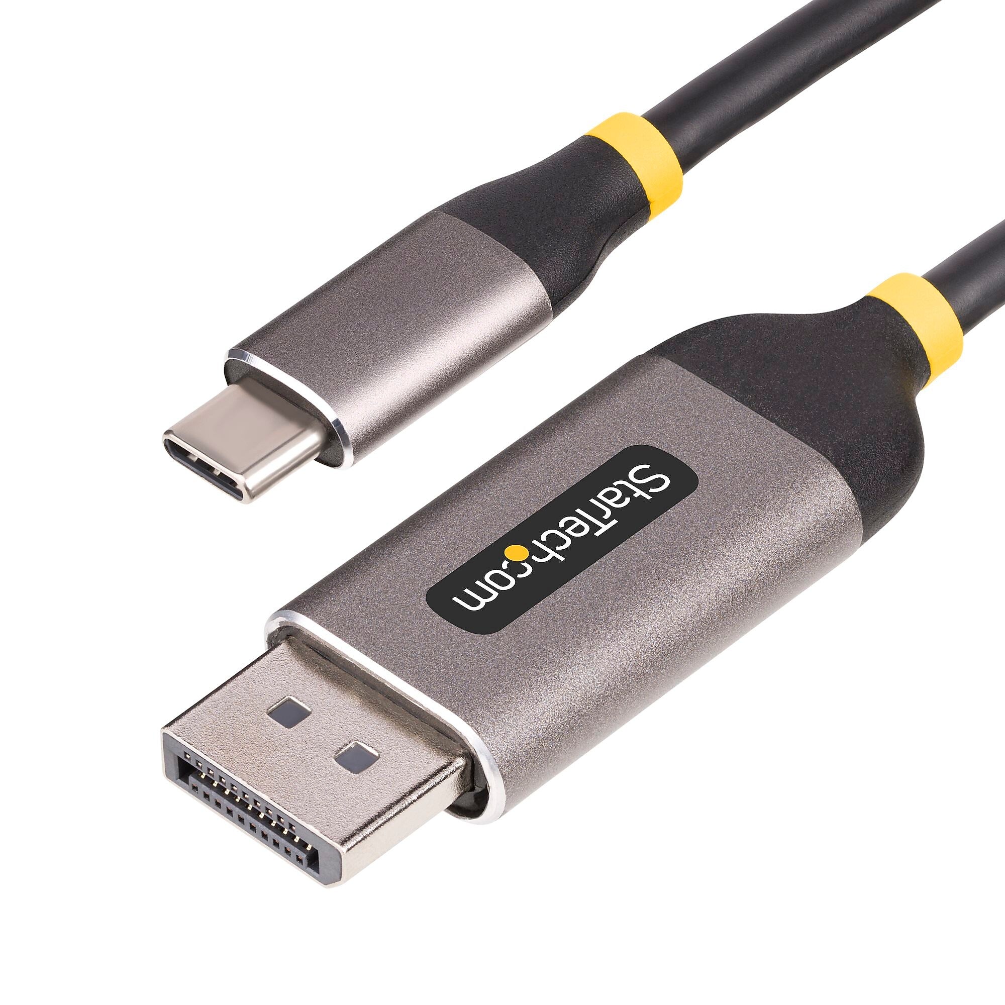 StarTech 9.8' Display Port to USB-C Video Cable, Male to Male, Black (142-USBC-DP-8K-10F)