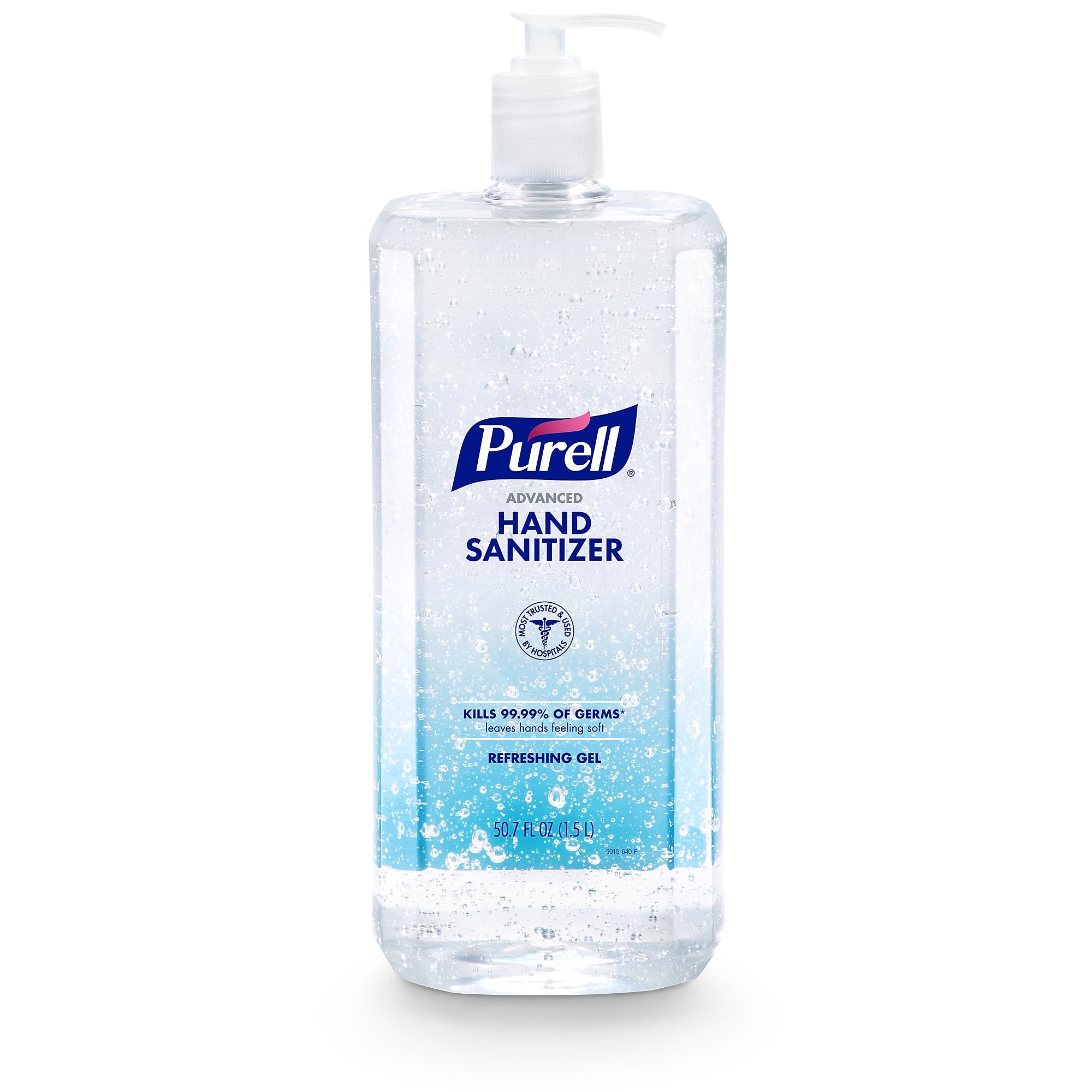 PURELL Advanced 70% Alcohol Gel Hand Sanitizer, Clean Scent, 1.5 L (5015-04)