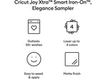 Cricut Joy Xtra Smart Iron-On Elegance Die Cutting Heat-Transfer Vinyl, Assorted Colors, 3/Pack (2010394)